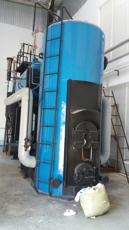 Lò hơi đốt vải vụn